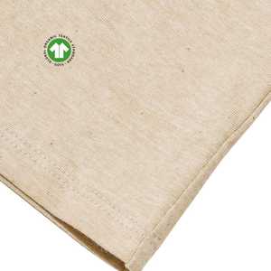 Camiseta de la Serie Artística Limitada para Hombre - Beige Natural o Neutro Claro, 100% Algodón Orgánico con Patrones Únicos Teñidos con Plantas - Product Image 5