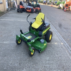 John Deeree Zero Turn Lawn Mower 190CC 4-Stroke Petrol Gasoline <b>Engine</b> 150L Grass Box Rotary Blade Cutting 25-80mm Height Adjust - Product Image 1
