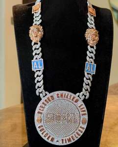 Pendentif 3D en diamants Moissanite VVS personnalisés en gros, en argent 925, bijoux fins, rhodié, certifié GIA, pour collier à maillons cubains - Product Image 3