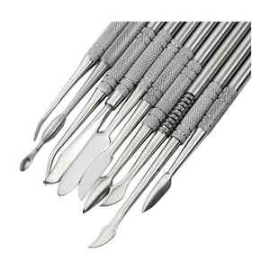 Juego de Herramientas de Escultura Dental de Cera Manual de Alta Calidad, 10 Piezas, Espátulas de Acero Inoxidable para Tallar Cerámica, Kit de Escultura con Certificación CE - Product Image 6