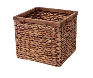 VENTA CALIENTE: CESTAS DE BANDEJA DE JACINTO DE AGUA ARTESANAL-¡ECOLÓGICO Y PERSONALIZABLE! -GRANJA LOTO AZUL - Product Image 4