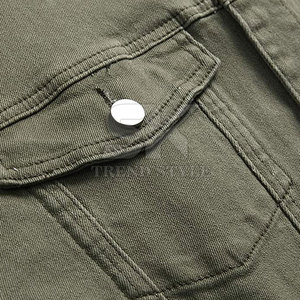 Chaqueta de Invierno para Hombre, Diseño Clásico, Estilo Casual, Ajuste Cómodo, Tela Resistente, para Uso Diario con Jeans, Temporada de Invierno - Product Image 4