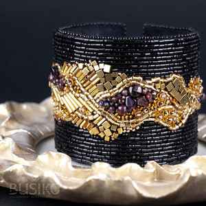 Brazalete de abeja con cuentas hecho a mano-Brazalete para mujeres y niñas - Product Image 2