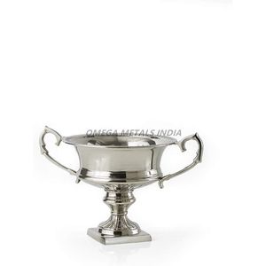 Vases en métal en gros d'usine, ensemble dans une magnifique couleur gris marbre, avec une forme ronde élégante et une finition lisse pour une décoration moderne - Product Image 5