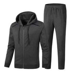 Conjunto Deportivo de 2 Piezas con Capucha para Hombre, Estilo Informal, Material de Algodón, para Correr, Venta Caliente 2025 - Product Image 5