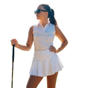 Mini-jupe de sport pour femmes, taille plus, respirante, douce, sexy, avec logo personnalisé, pour le golf et le tennis - Product Image 5