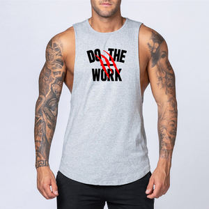 Custom Logo Men's <b>Mesh</b> Gym Tank <b>Top</b> High Quality Sleeveless Breathable Basketball Training Stringer Tank <b>Top</b> - Product Image 6