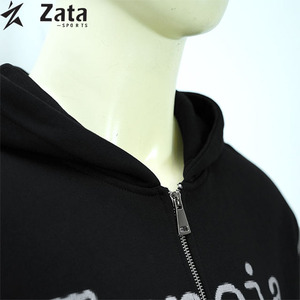 Personalizado DTG impresión 460GSM pesado poliéster/algodón ecológico transpirable hombres invierno sudaderas con capucha de gran tamaño sin cuerda - Product Image 3