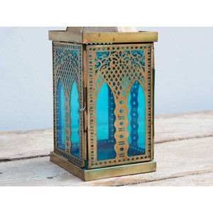 โคมไฟอินเดียทำจากโลหะสไตล์อาหรับโคมไฟอินเดียทำจากโลหะและแก้วโคมไฟชาติพันธุ์ตุรกี - Product Image 6