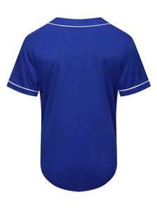 Camiseta de béisbol con logotipo personalizado de servicio OEM, superventas, uniforme de entrenamiento al por mayor, transpirable e impreso para hombre, venta - Product Image 2