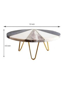 Reliable Manufacturer Heavy <b>Marble</b> <b>Cake</b> <b>Stand</b> For Large <b>Cakes</b> Providing Strength Stability And Reliable Support During Serving - Product Image 6