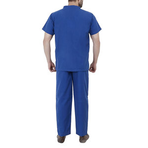 ชุดเครื่องแบบพนักงานสีฟ้าสะท้อนแสงทำจากผ้าฝ้าย GSM 190 - Product Image 5