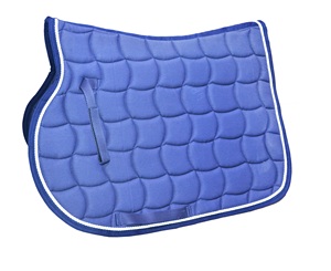 Tapis de selle de cheval anglais personnalisé en coton avec doublure en polycoton pour l'équitation et le saut - Product Image 3