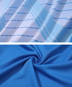 ชุดฟุตบอลแบบขายส่ง ชุดฟุตบอลโพลีเอสเตอร์ แห้งเร็ว พิมพ์ลายแบบซับลิเมชั่น เสื้อเจอร์ซีย์ระบายอากาศ กางเกงขาสั้น รับผลิตแบบ OEM  ออกแบบลายด้านหน้าได้ - Product Image 4