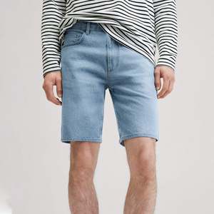 Custom Fit hombres lavado pantalones cortos de mezclilla OEM verano Streetwear azul algodón estilo Casual alta calidad moda Jeans al por mayor - Product Image 4