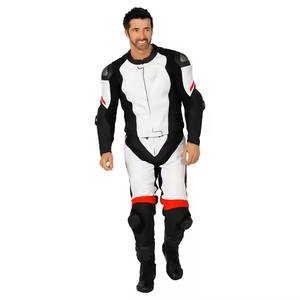 Traje de carreras de cuero de motocicleta de calidad superior personalizado para hombres traje de carreras de cuero genuino al por mayor jersey de carreras Pakistán - Product Image 3
