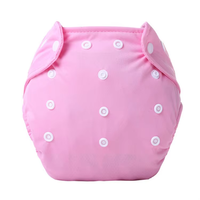 Couche-culotte bébé imperméable en tissu, réglable et lavable