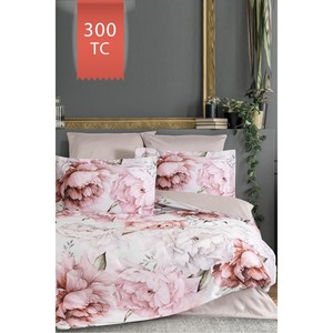Juego de Funda Nórdica Varol Royal Satin 300TC con Diseño Floral Clásico, Técnica de Tejido para Uso Doméstico, Disponible en Tamaños King y Twin - PAMIRA - Product Image 2