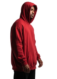 เสื้อฮู้ดดี้โอเวอร์ไซส์ผ้าฝ้ายแท้ 100% ทรงหนา ซักย้อมแบบแอซิดวอช สไตล์วินเทจ ขาดๆ แบบซันเฟด สำหรับผู้ชาย (OEM) - Product Image 1