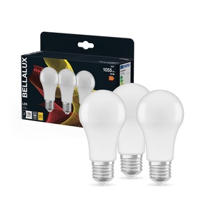 Confezione da 3 lampade LED standard E27 10W 2700K (Bellalux 4058075595545) - Product Image 1