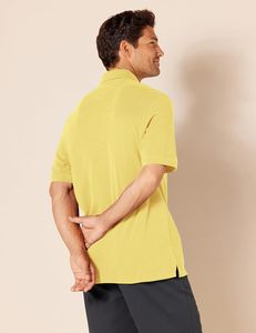 Piqué de algodón de ajuste Regular informal para hombre, camisa de diseño personalizado con letras lavadas impresas de talla grande, transpirable, de secado rápido - Product Image 2