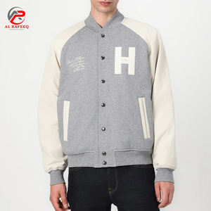 Vestes d'hiver unisexes de haute qualité avec broderie, uniforme de baseball personnalisé, polaire décontracté, style universitaire - Product Image 1