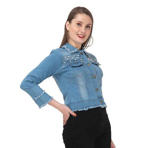 Camisa Vaquera Informal de Invierno para Mujer, Corte Regular, Tejido Suave y Transpirable, Fácil de Lavar y Secar - Product Image 2