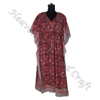 Robe de soirée pour femmes africaines, robes ethniques, robes kaftan pour femmes, longues robes kaftan/caftan, vêtements en coton, robe kaftan pour femmes KFCL113