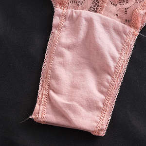 Tanga de Encaje Transparente para Mujer, Romántica y Elegante, Sexy, de Talle Bajo, Ropa Interior Transparente - Product Image 5