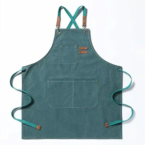 Quality Guarantee New Kitchen Cooking <b>Apron</b> Canvas <b>Apron</b> 90%cotton and 10%polyester <b>Apron</b> with Pocket for Men Women - Product Image 4