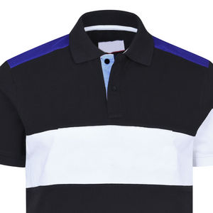 100% High Quality Cotton Eco-Friendly Solid Pattern <b>Black</b> Block for <b>Polo</b> <b>Shirt</b> Fabric Men's Casual <b>Plain</b> Dyed for <b>Polo</b> <b>Shirt</b> - Product Image 2