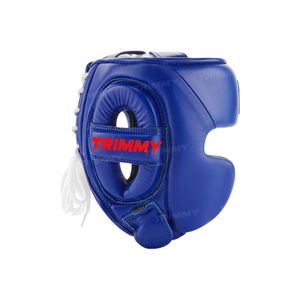 Protège-tête de boxe personnalisé protège-tête de combat de boxe protège-tête de protection intégrale du visage personnalisé ensembles de boxe en cuir véritable - Product Image 5