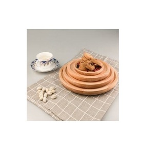 Platos de madera ecológicos que se ven bien para fiestas en restaurantes que sirven para uso del fabricante de la India de alta calidad - Product Image 1