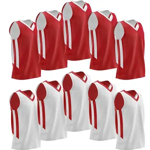 定制可逆男装网眼性能运动篮球运动衫空白运动服运动队队服运动混战散装