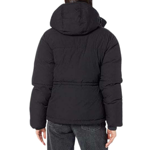 Chaqueta Acolchada con Capucha para Mujer, Talla Grande, Ecológica, Exterior de Seda, Forro de Algodón, Cortavientos, Ropa de Abrigo de Invierno - Product Image 2