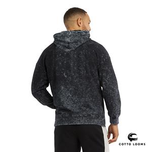 Sweats à capuche professionnels 100% coton lavés à l'acide pour hommes conception de logo personnalisé impression bouffée surdimensionnée vêtements de haute qualité - Product Image 4