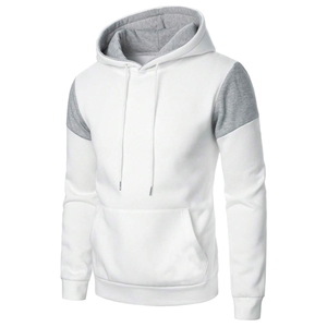 เสื้อฮู้ดดี้ดีไซน์ใหม่สำหรับผู้ชาย สีสันตัดกัน สวมใส่สบาย - Product Image 1