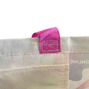 กระเป๋าช้อปปิ้ง RPET แบบมีที่จับยาวเป็นมิตรต่อสิ่งแวดล้อมใช้ซ้ำได้ - Product Image 4