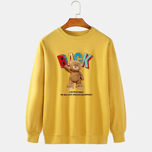 Sweat-shirt à col ras du cou unisexe 100% coton avec logo personnalisé ODM Puff Technique Pull d'hiver à impression 3D Taille XL pour hommes - Product Image 5