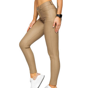 Leggings Deportivos de Cintura Alta con Logotipo Personalizado al por Mayor, Leggings de Yoga Transpirables con Efecto Push-Up para Mujer, para Gimnasio y Entrenamiento, 2025 - Product Image 2
