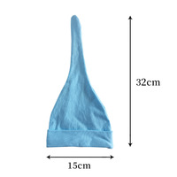 Gorros anudados Unisex de fabricante para bebés recién nacidos, accesorios para recién nacidos de 100% algodón, gorros con nudo para recién nacidos, gorro para dormir para niñas, gorro para bebés