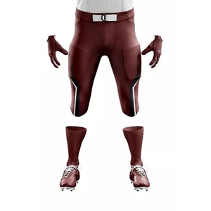 Custom Sublimation American Football Jersey Shorts 100% Polyester Eco-Friendly UV Protection Performance Training <b>Game</b> Day Wear - Product Image 5