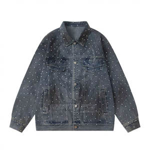 Vente en gros Logo personnalisé Veste d'hiver en coton pour hommes Veste respirante en strass pour hommes pour utilisation extérieure - Product Image 1