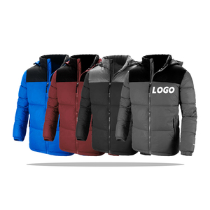 Nueva llegada OEM chaqueta de diseño personalizado temporada de invierno Puffer Down Coat hombres transpirable suave chaqueta cómoda con capucha - Product Image 3