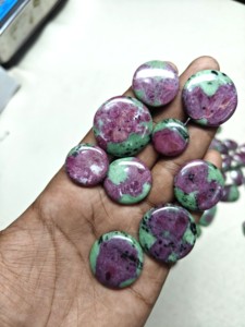 Chất lượng cao sao <span class=keywords><strong>Ruby</strong></span> zosite đá quý Chất lượng cao giá tốt nhất lỏng đá quý bán buôn đá quý vòng hình đồ trang sức đá <span class=keywords><strong>Ruby</strong></span> - Product Image 2