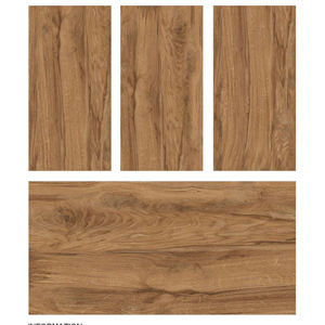 Akasa marrón Venta caliente 600X1200mm 60X120 cm azulejo de madera de porcelana mate de moda marrón oscuro de madera como azulejos de porcelana - Product Image 1