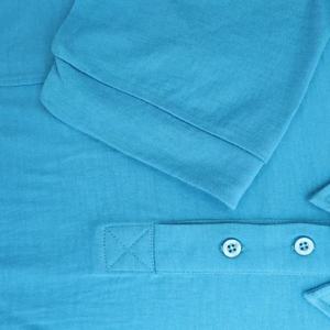 Polo de Golf para hombre de algodón 100, Polo bordado en blanco, poliéster de alta calidad, cantidad para hombre, cuello alto personalizado, OEM Anti - Product Image 5