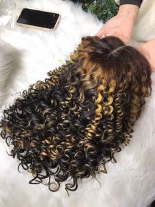 Peluca de cabello humano vietnamita natural 100% de la mejor calidad con cierre de estilo de onda profunda suelta para mujeres negras - Product Image 3