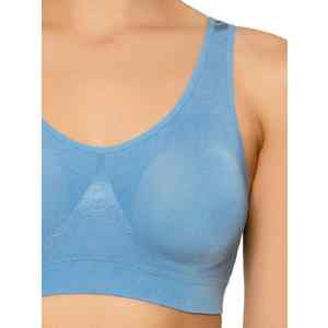 Soutien-gorge de sport à soutien élevé pour femmes évacuant l'humidité confortable vêtements de sport rembourrés sans couture respirants pour Gym Fitness et Yoga - Product Image 5