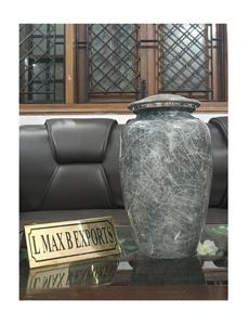 Urna de cremación de aluminio grande antigua para adultos, venta al por mayor, cenizas conmemorativas, recuerdo, urnas de Metal, suministros funerarios, exportaciones - Product Image 5